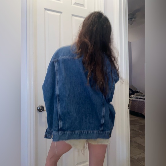 COPY - RARE AUTHENTIC CALVIN KLEIN 80s trucker jacket ladies oversized xl RARE … - Picture 6 of 16